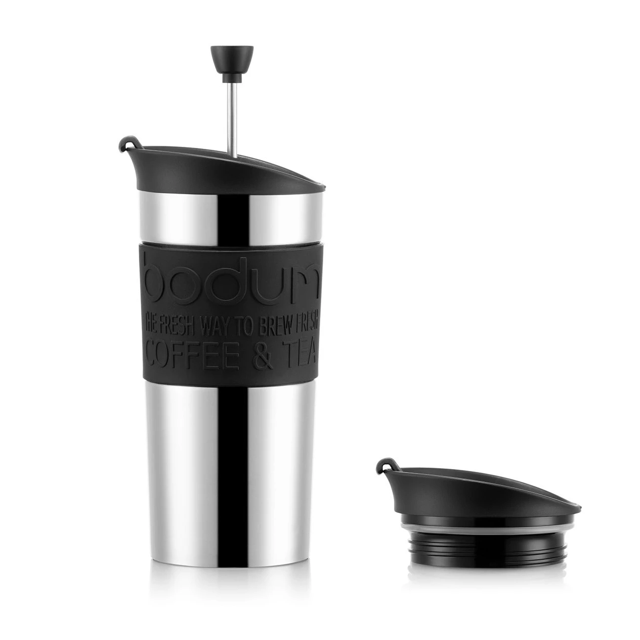 Bodum Travel Koffiezetmok Chroom 1 Bodum Travel Koffiezetmok Chroom