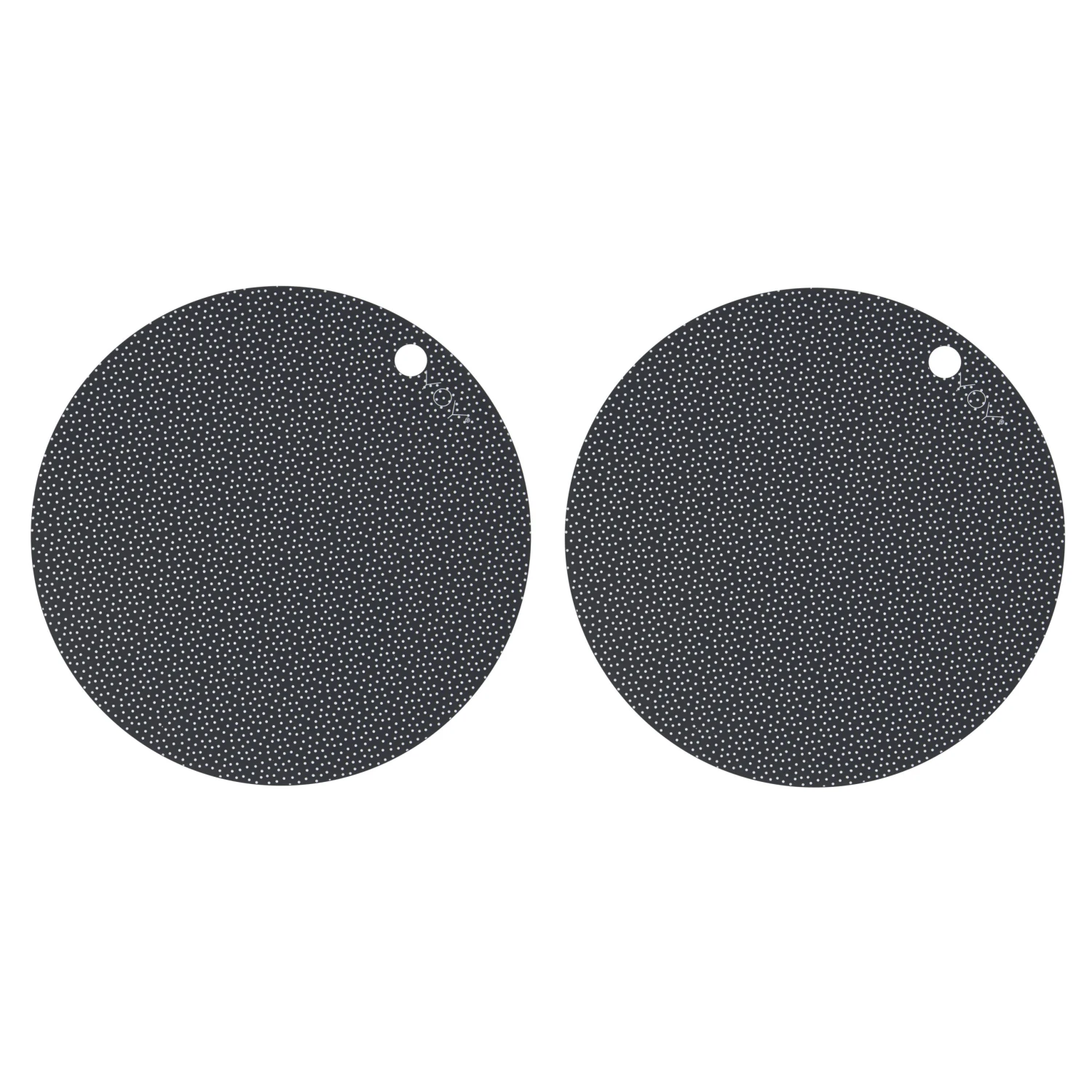 OYOY Placemat Rond 2-pack 1 OYOY Placemat Rond 2-pack