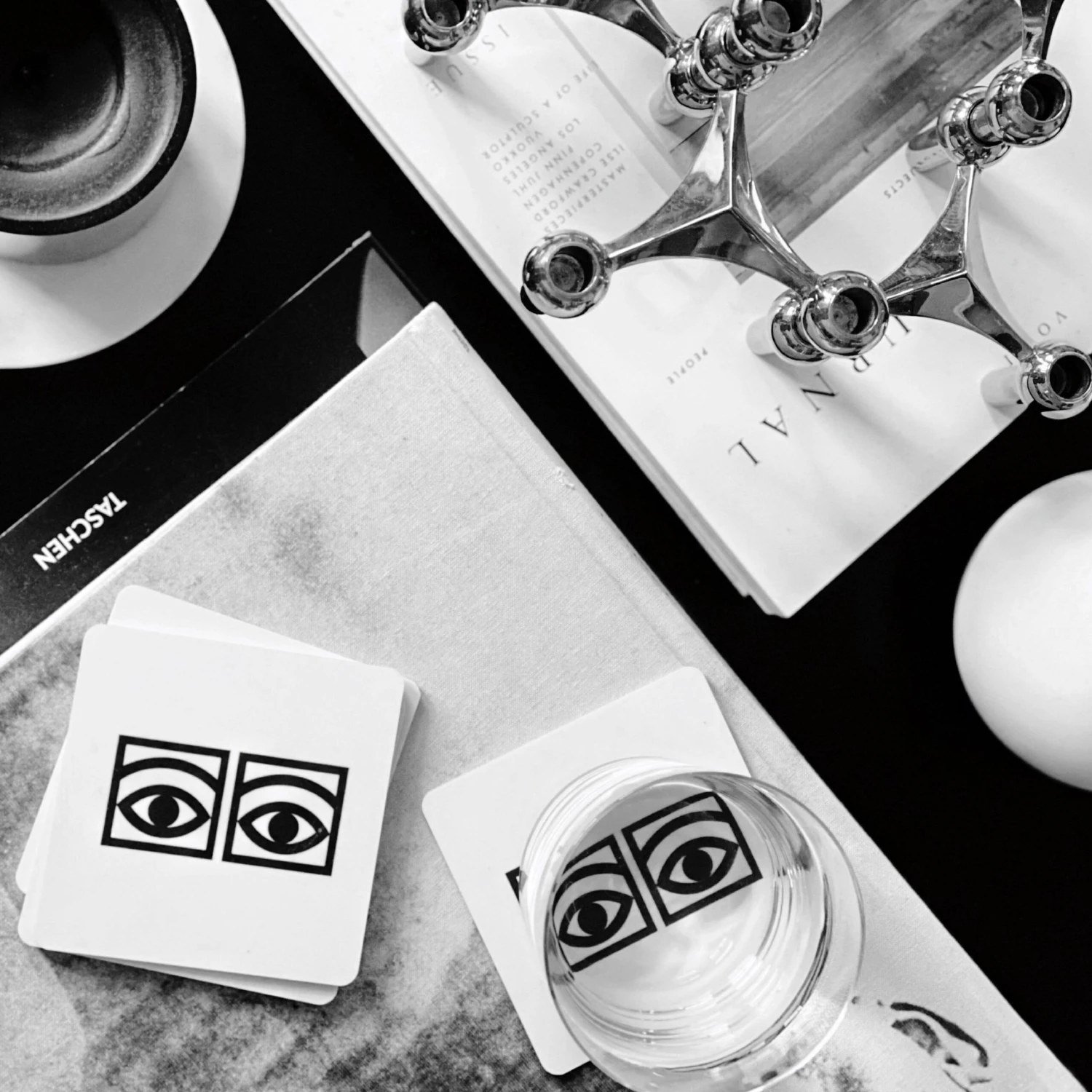 Ögon Onderzetters Glas 4-pack 5 Ögon Onderzetters Glas 4-pack - Afbeelding 5