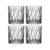 Orrefors City Double Old Fashioned Glas 4-pack