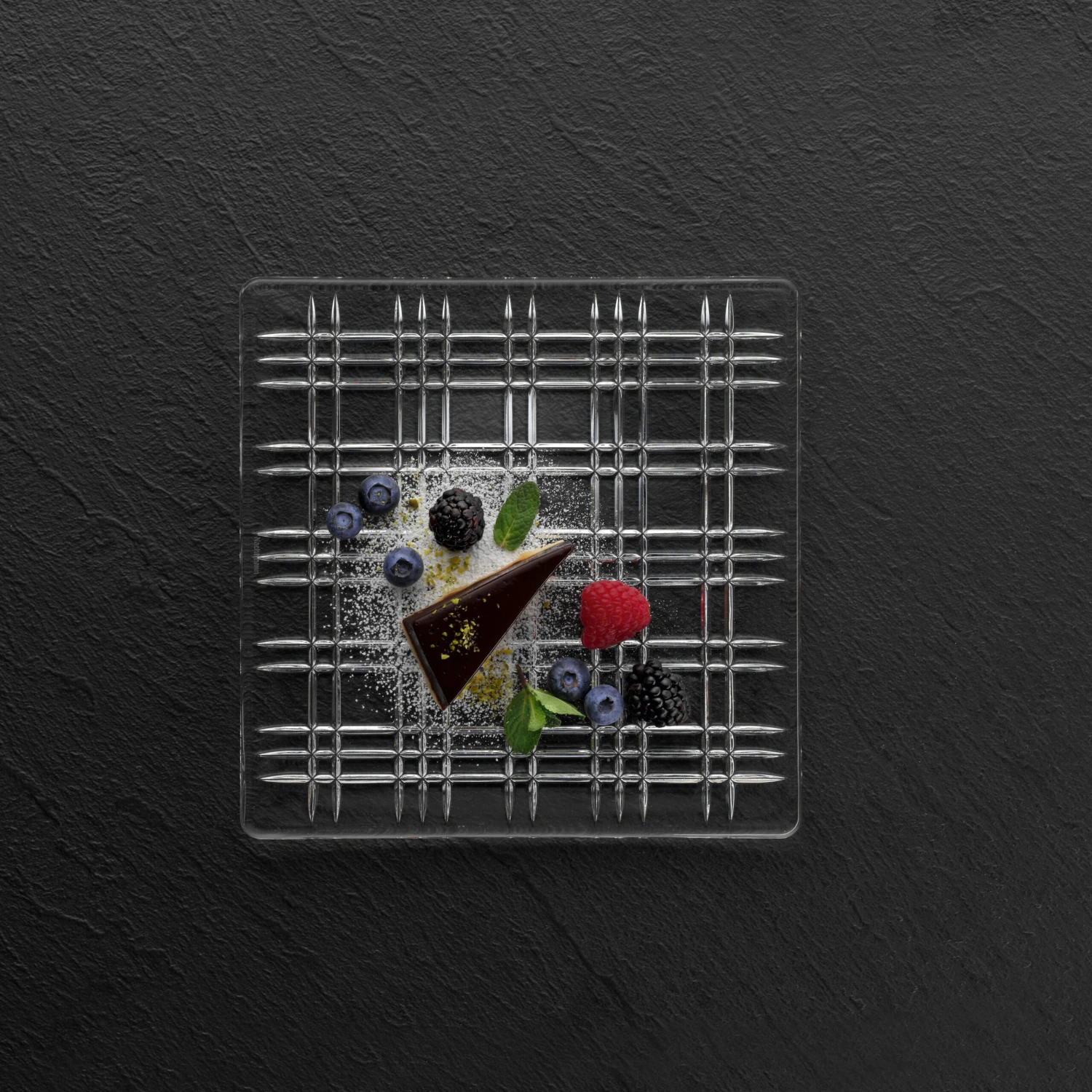 Nachtmann Vierkant Bord 21 X 21 Cm 2 Nachtmann Vierkant Bord 21 X 21 Cm - Afbeelding 2