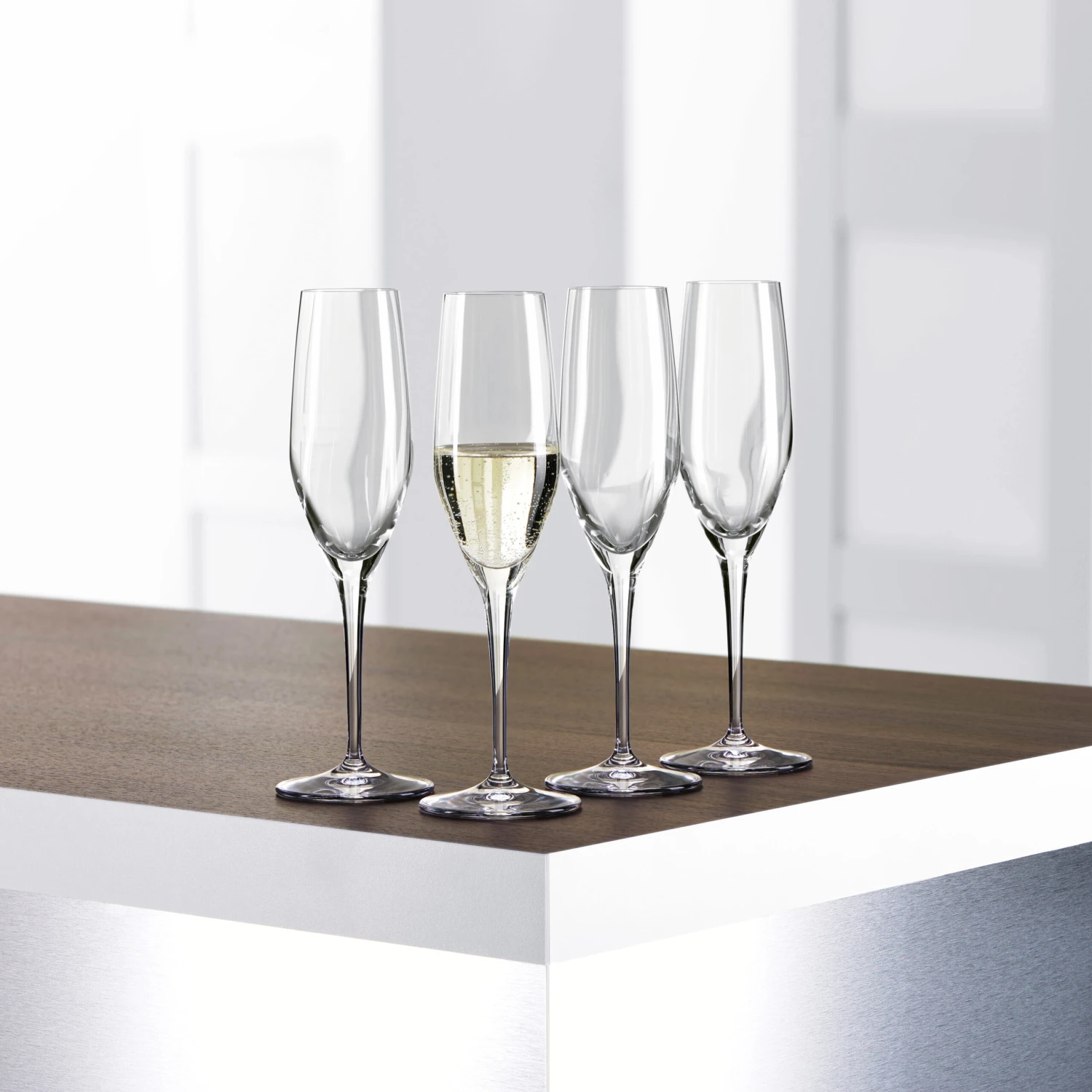 Spiegelau Authentis Champagneglas 19 Cl, 4 Stuks 2 Spiegelau Authentis Champagneglas 19 Cl, 4 Stuks - Afbeelding 2