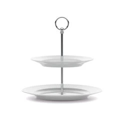 Lyngby Porcelæn Rhombe Koekjesschaal Ø 27 Cm