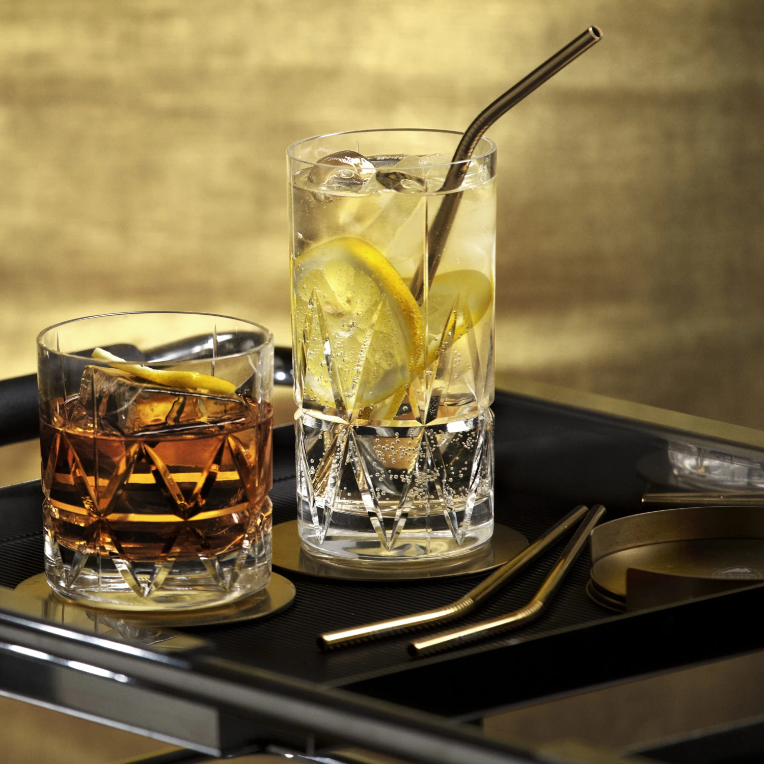 Orrefors Peak Onderzetters Met Houder 4-pack 3 Orrefors Peak Onderzetters Met Houder 4-pack - Afbeelding 3