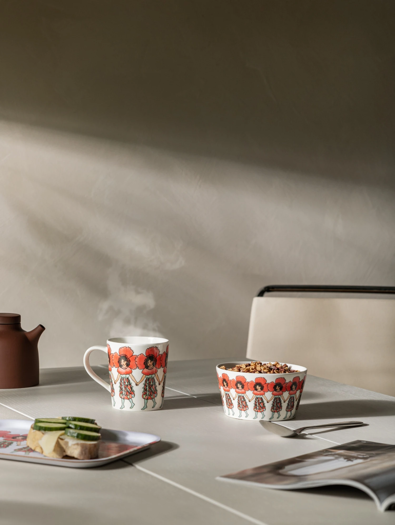 Design House Stockholm Poppy Beker Met Oor 3 Design House Stockholm Poppy Beker Met Oor - Afbeelding 3