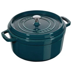 Staub La Mer Ronde Braadpan, Drielaags Emaille