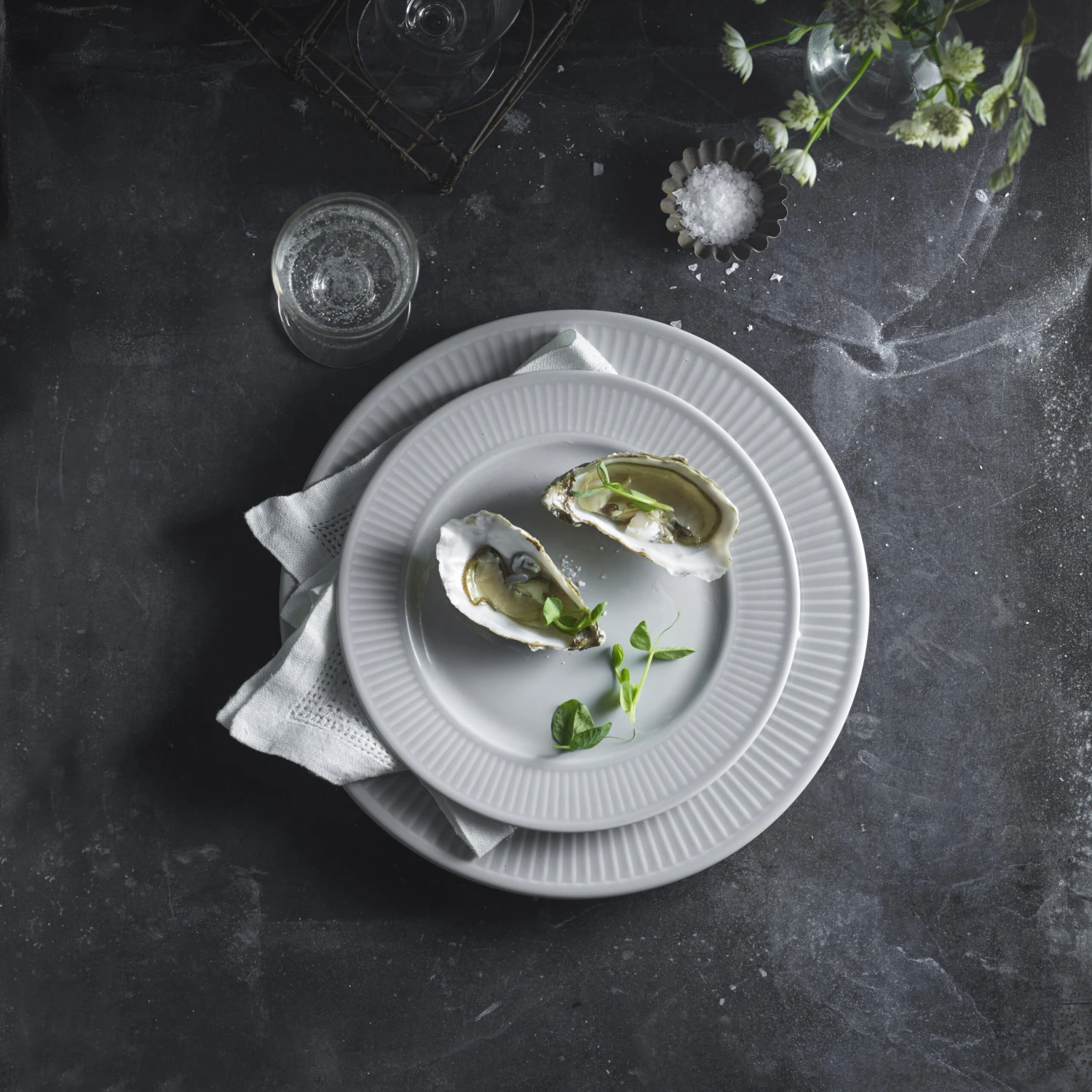 Pillivuyt Plissé Bord Doorsnee 22 Cm 2 Pillivuyt Plissé Bord Doorsnee 22 Cm - Afbeelding 2