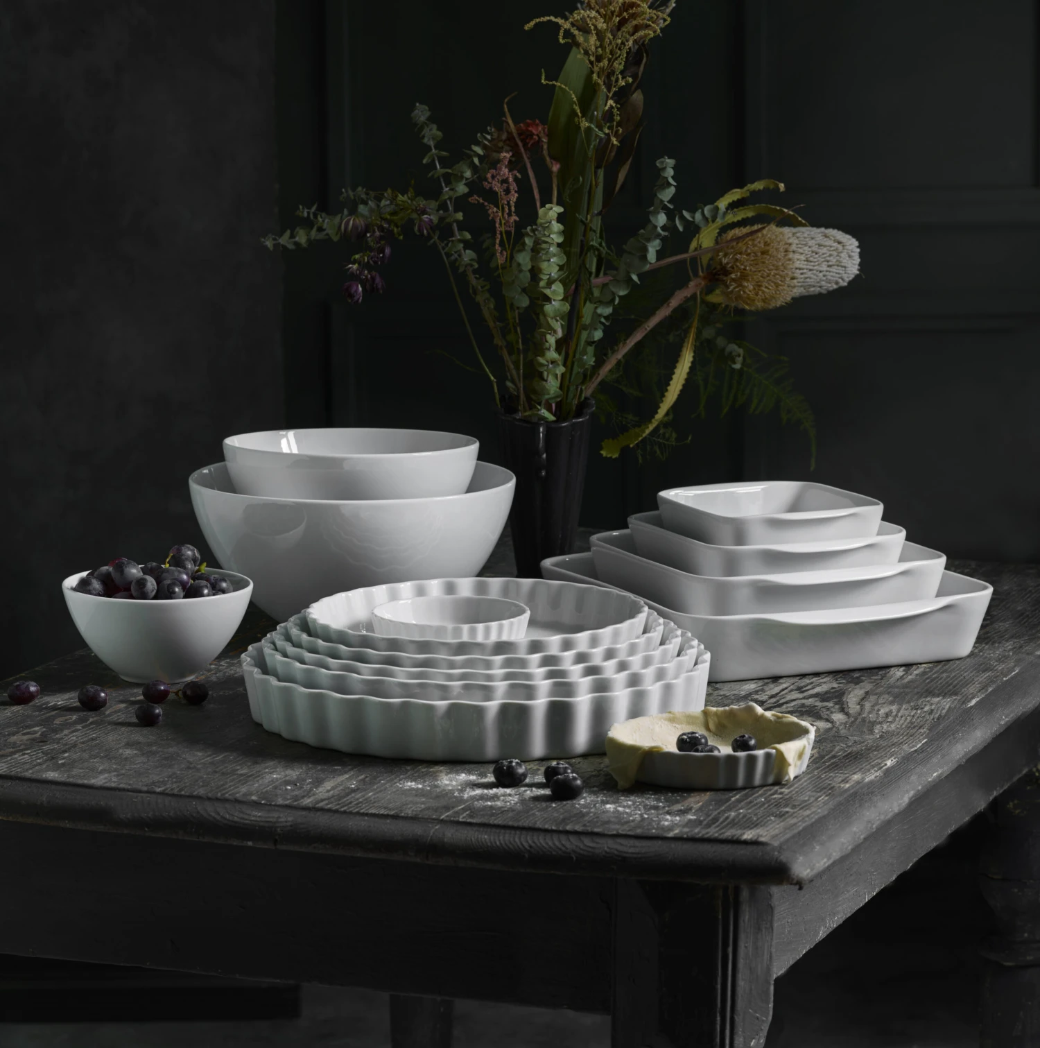 Pillivuyt Kwartet Bord Wit 3 Pillivuyt Kwartet Bord Wit - Afbeelding 3