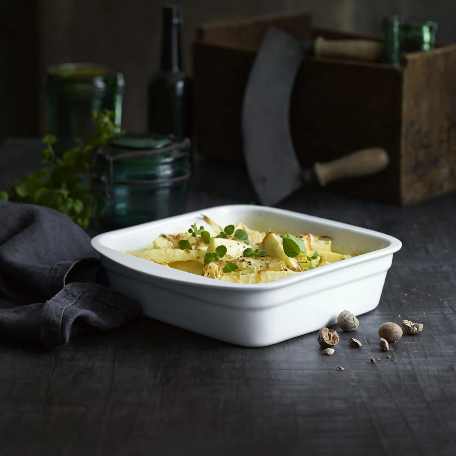 Pillivuyt Lasagneplaat Wit 2 Pillivuyt Lasagneplaat Wit - Afbeelding 2