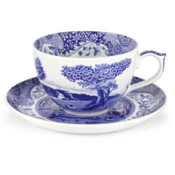 Spode Blue Italian Grote Kop Met Schotel