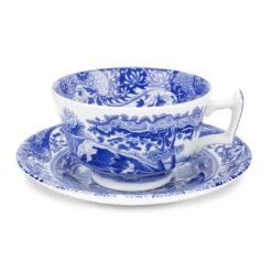 Spode Blue Italian Theekopje Met Schotel