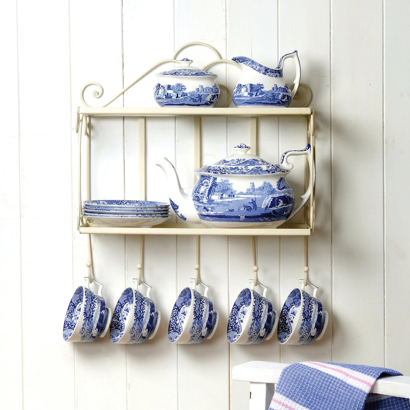 Spode Blue Italian Theepot 2 Spode Blue Italian Theepot - Afbeelding 2