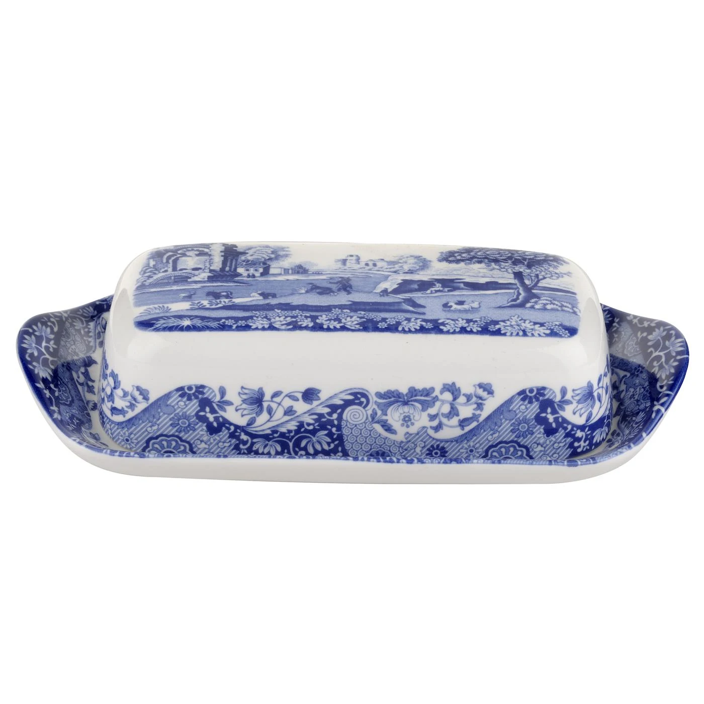 Spode Blue Italian Botervloot 1 Spode Blue Italian Botervloot