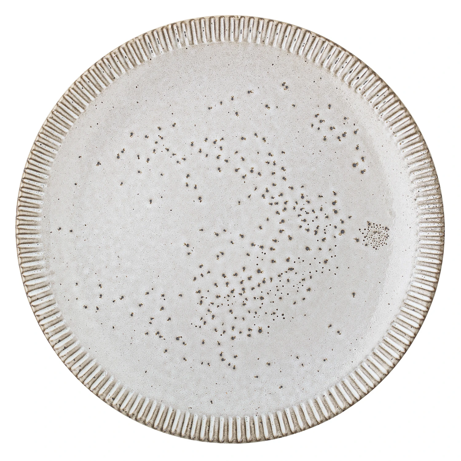 Bloomingville Thea Bord Aardewerk Grijs 1 Bloomingville Thea Bord Aardewerk Grijs