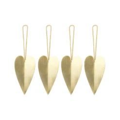 Ferm LIVING Heart Brass Kerstversiering