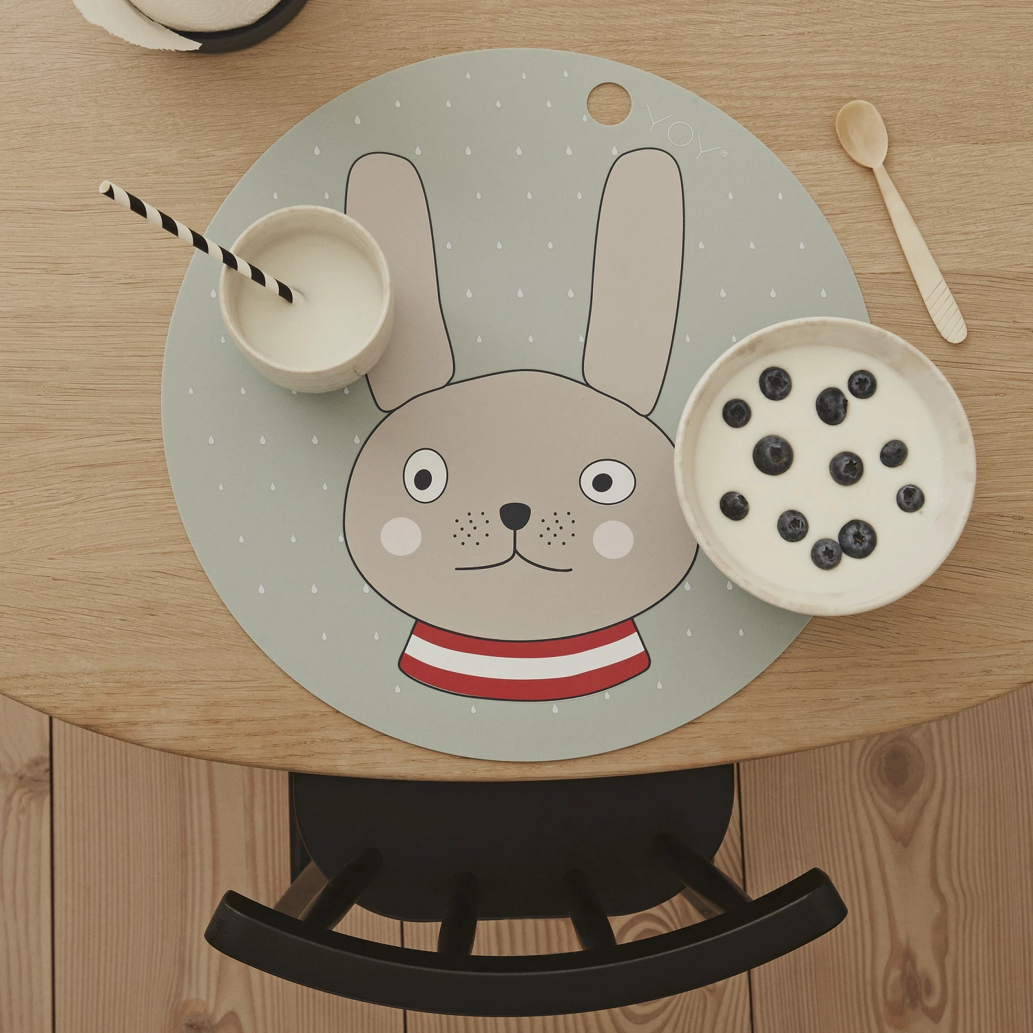 OYOY Rabbit Placemat 2 OYOY Rabbit Placemat - Afbeelding 2