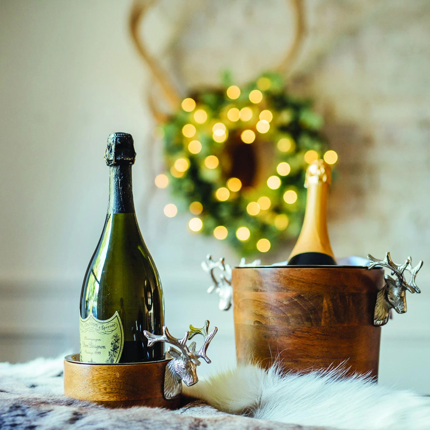 Huntsman Flessenonderzetter Hert Mangohout 2 Huntsman Flessenonderzetter Hert Mangohout - Afbeelding 2