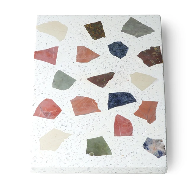 HKliving Terrazzo Snijplank 30x25 Cm 3 HKliving Terrazzo Snijplank 30x25 Cm - Afbeelding 3