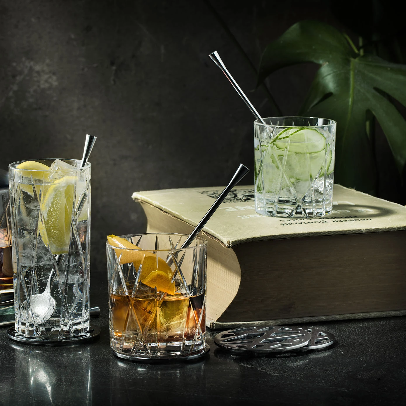 Orrefors City Glasonderzetter 4-pack 2 Orrefors City Glasonderzetter 4-pack - Afbeelding 2