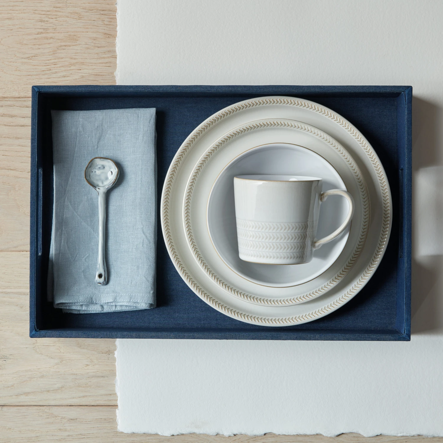 Denby Natural Canvas Coupe Bord 26 Cm 5 Denby Natural Canvas Coupe Bord 26 Cm - Afbeelding 5