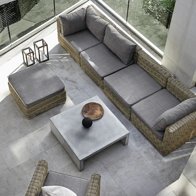 Muubs Teak Bord 37 Cm 2 Muubs Teak Bord 37 Cm - Afbeelding 2