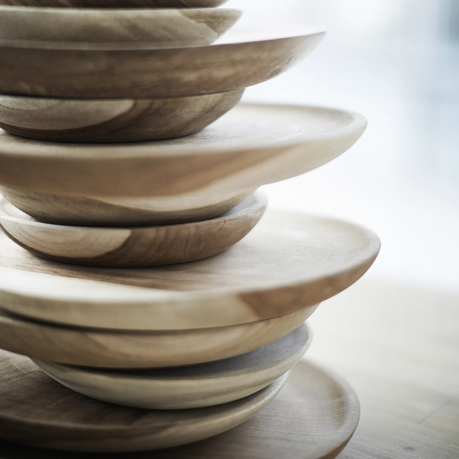 Muubs Teak Bord 18 Cm 3 Muubs Teak Bord 18 Cm - Afbeelding 3