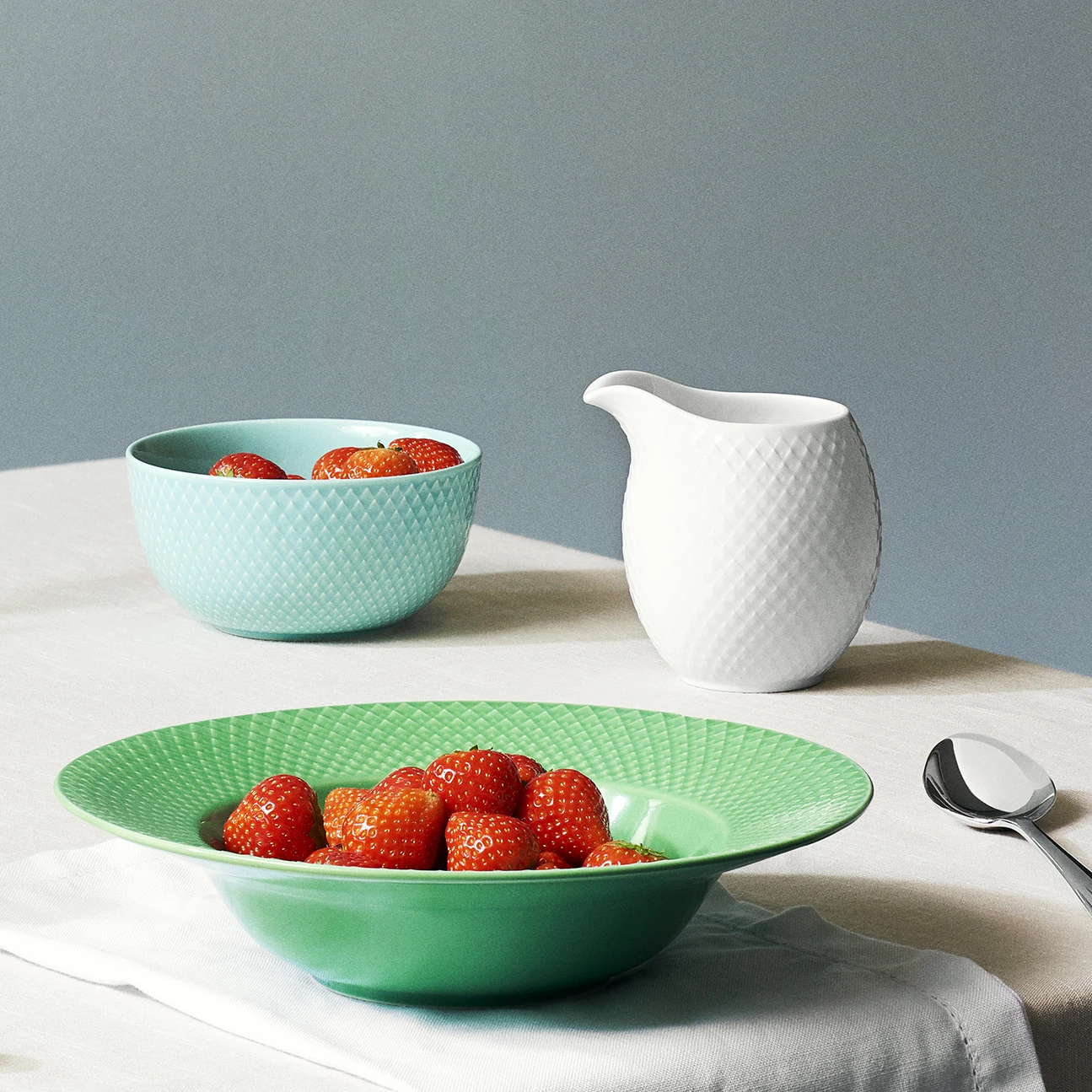 Lyngby Porcelæn Rhombe Kom 32 Cl 2 Lyngby Porcelæn Rhombe Kom 32 Cl - Afbeelding 2