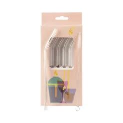 Muurla Glazen Rietjes 4-pack
