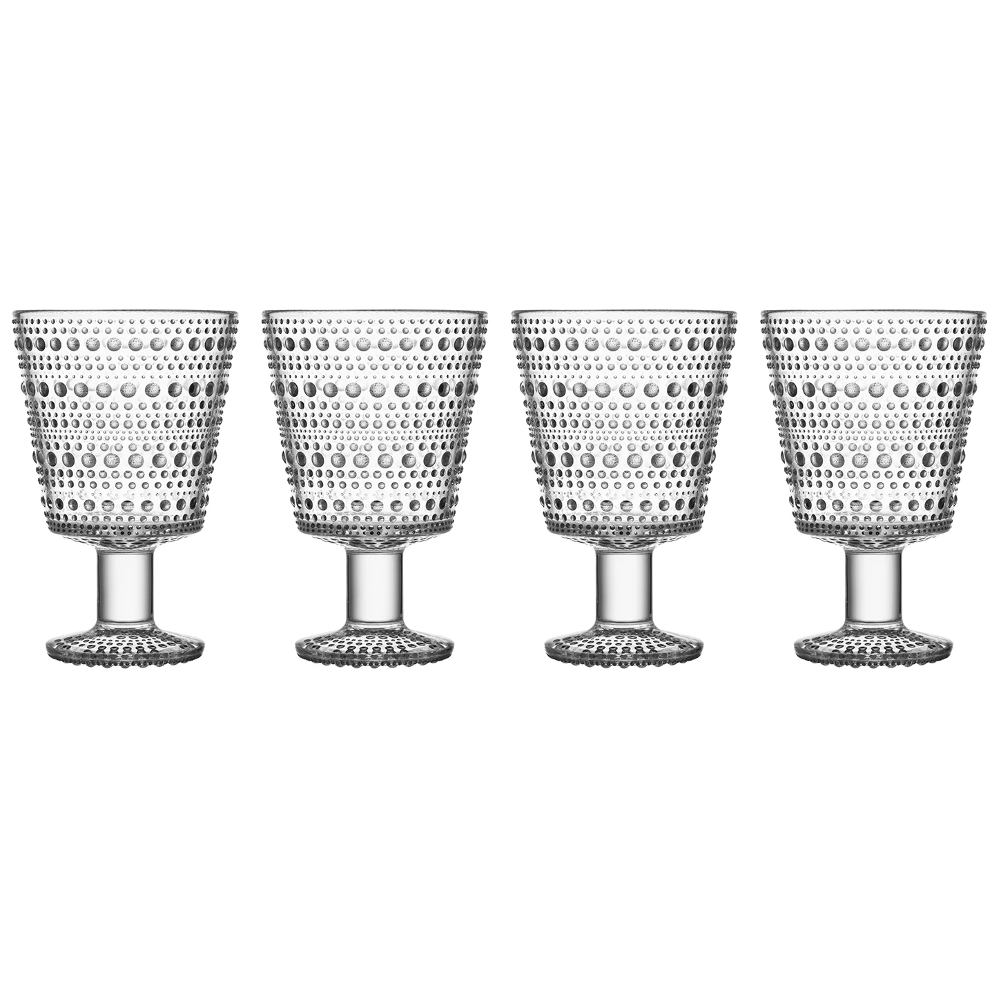 Iittala Kastehelmi Drinkglas Op Voet 26 Cl 4-pack 1 Iittala Kastehelmi Drinkglas Op Voet 26 Cl 4-pack