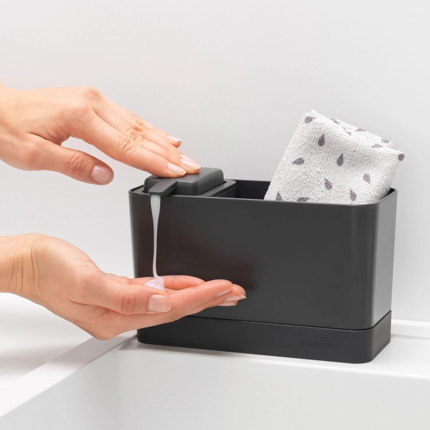 Brabantia Gootsteenorganizer Met Zeeppomp 3 Brabantia Gootsteenorganizer Met Zeeppomp - Afbeelding 3