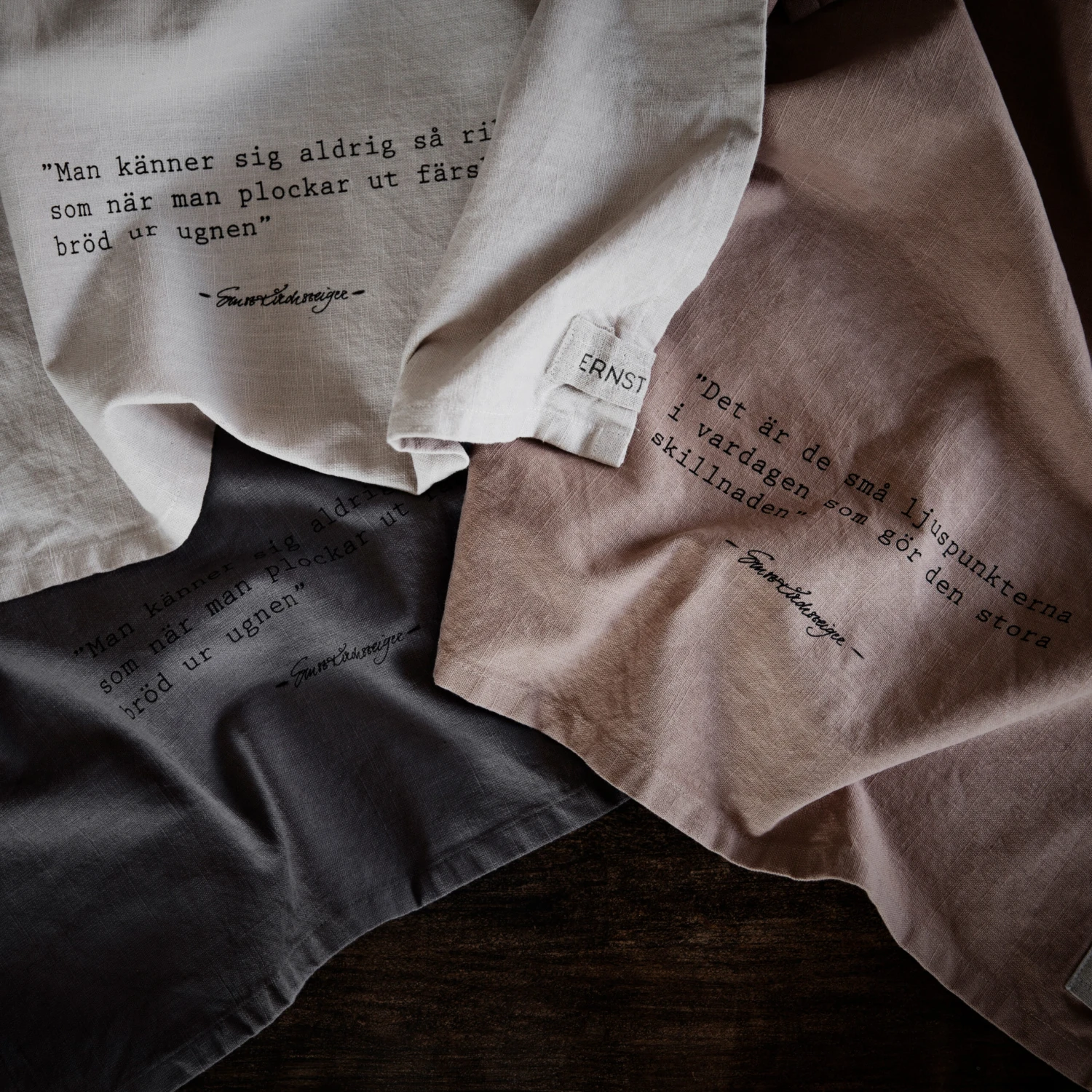 Ernst Keukenhanddoek Citaat Bröd 2 Ernst Keukenhanddoek Citaat Bröd - Afbeelding 2