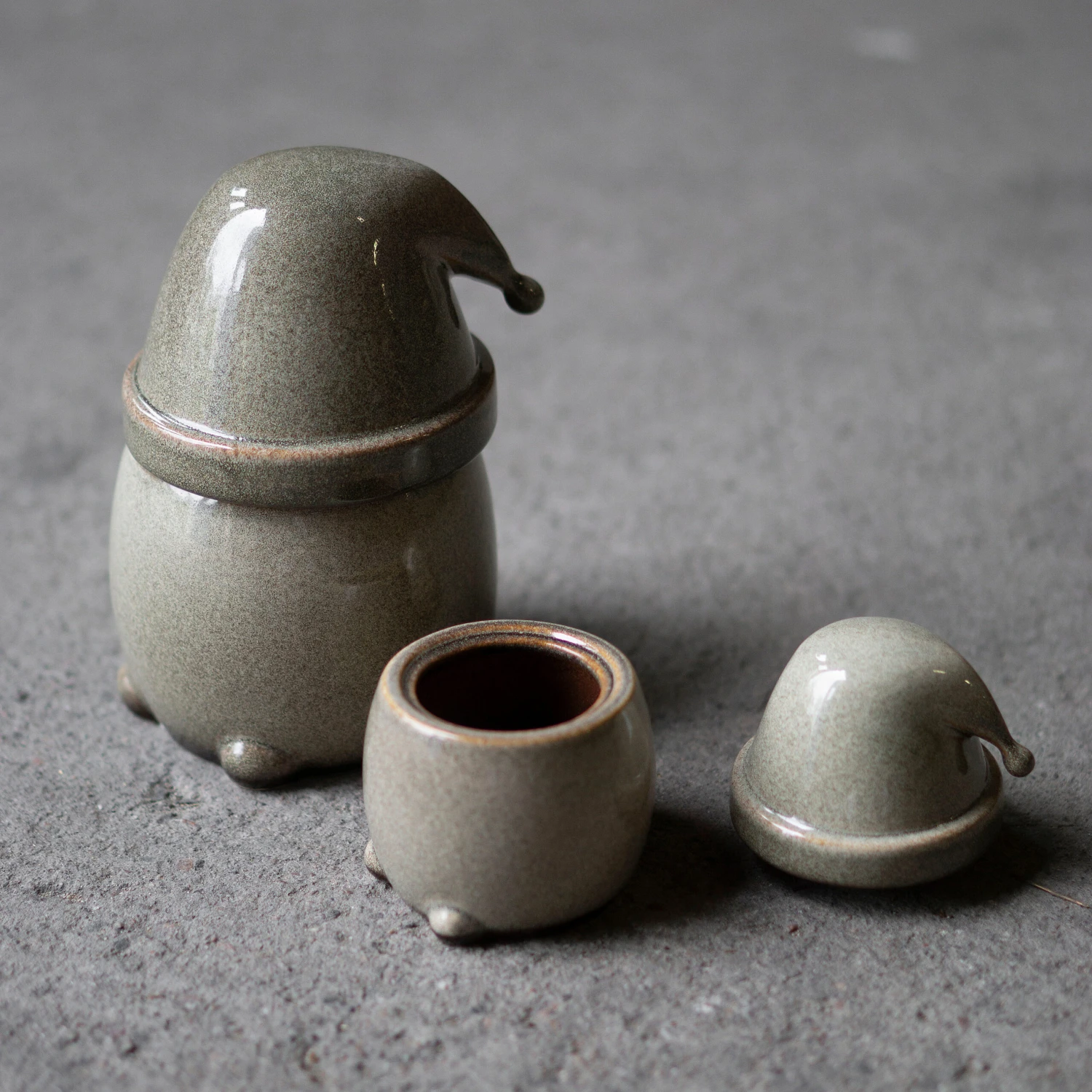 DBKD Eating Santa Kom Met Deksel Klein 2 DBKD Eating Santa Kom Met Deksel Klein - Afbeelding 2