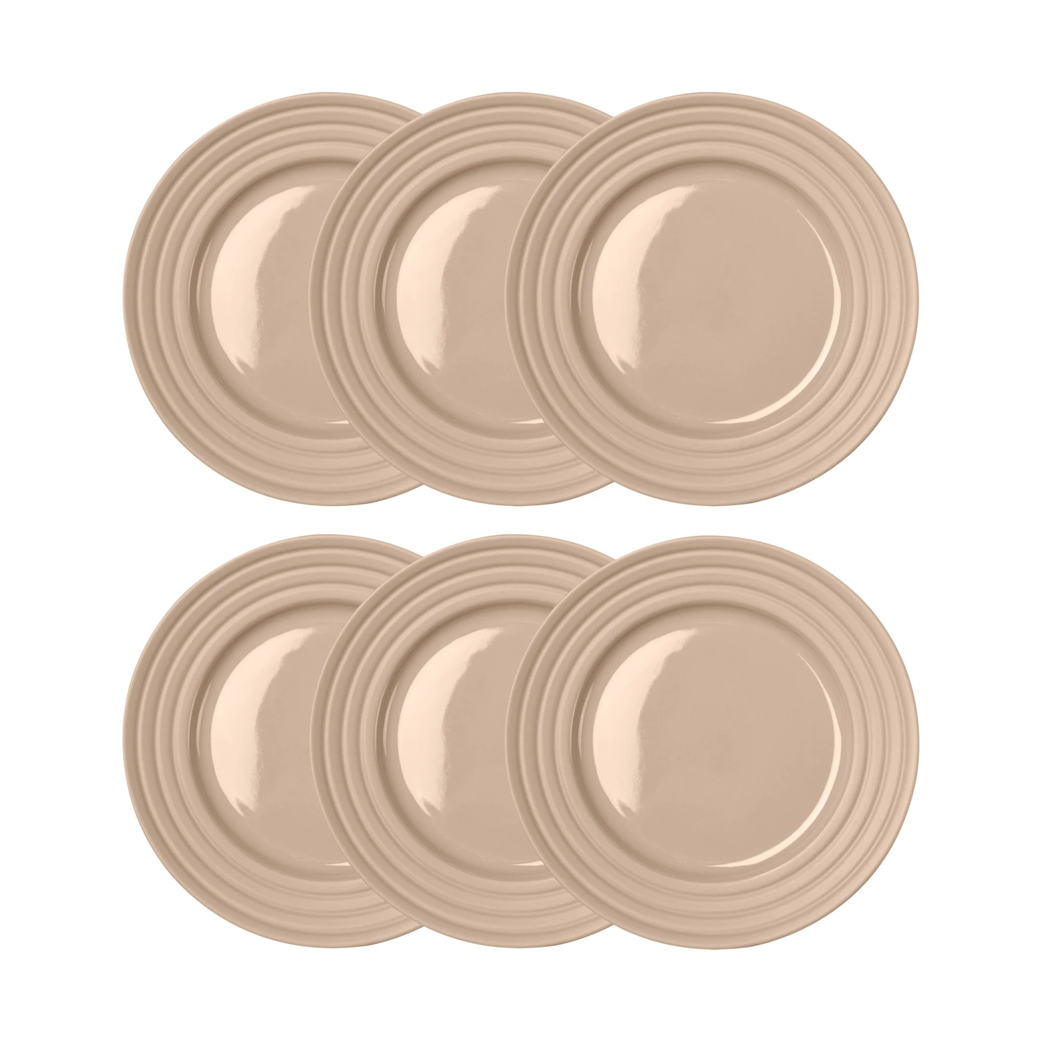 Lines Klein Bord Ø 21 Cm 6-pack 1 Lines Klein Bord Ø 21 Cm 6-pack