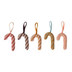 OYOY Christmas Sugar Canes Kersthanger 5-pack