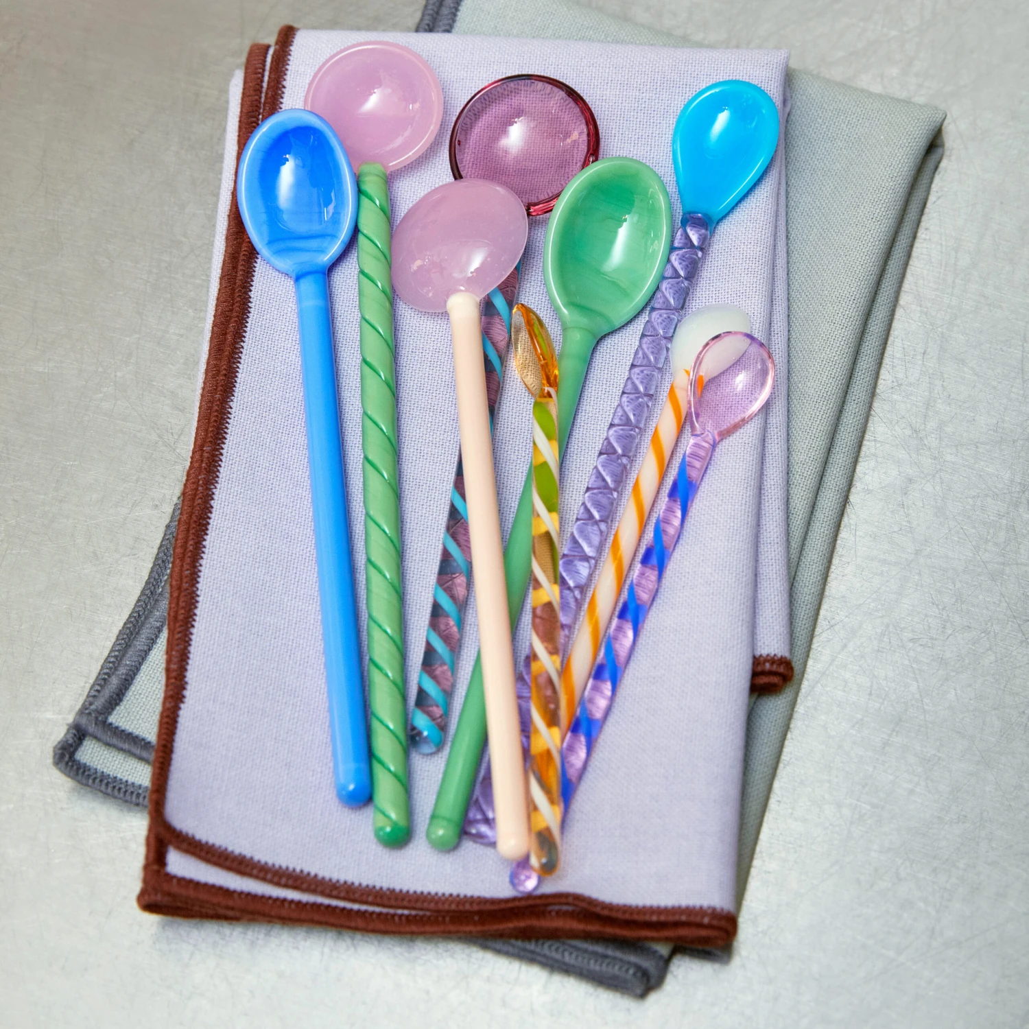 Hay Mono Glazen Lepel 2-pack 5 Hay Mono Glazen Lepel 2-pack - Afbeelding 5