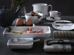 Royal Copenhagen Black Fluted Mega Rechthoekige Schotel -Copenhaging Winkel 47343 01 10 EnvironmentImage cc81eac223