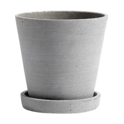 HAY Flowerpot With Saucer Pot M Ø14 Cm