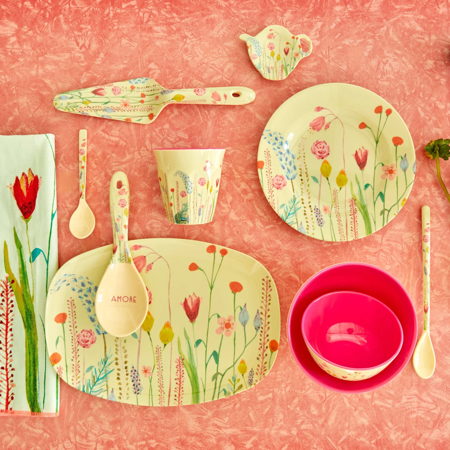 Rice Melaminebord 22x30 Cm 2 Rice Melaminebord 22x30 Cm - Afbeelding 2