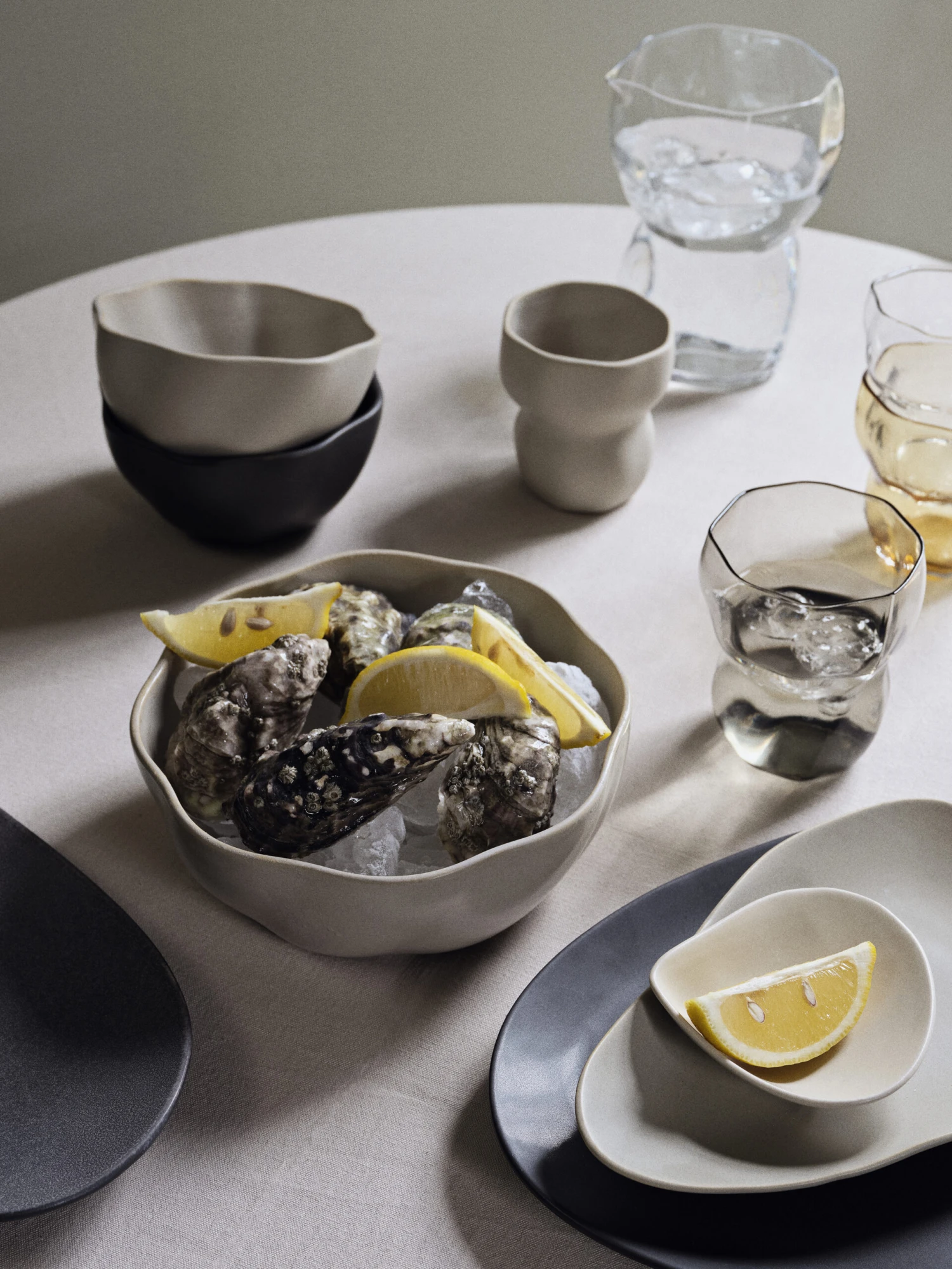 Broste Copenhagen Limfjord Bordje 10x10 Cm 2 Broste Copenhagen Limfjord Bordje 10x10 Cm - Afbeelding 2