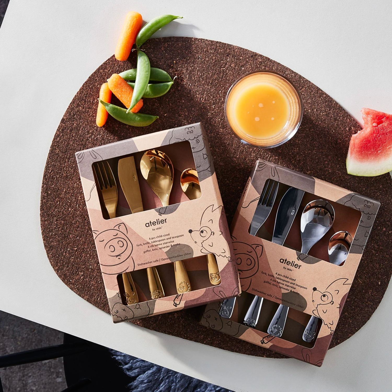 Aida Kinderbestek 4-delig 3 Aida Kinderbestek 4-delig - Afbeelding 3