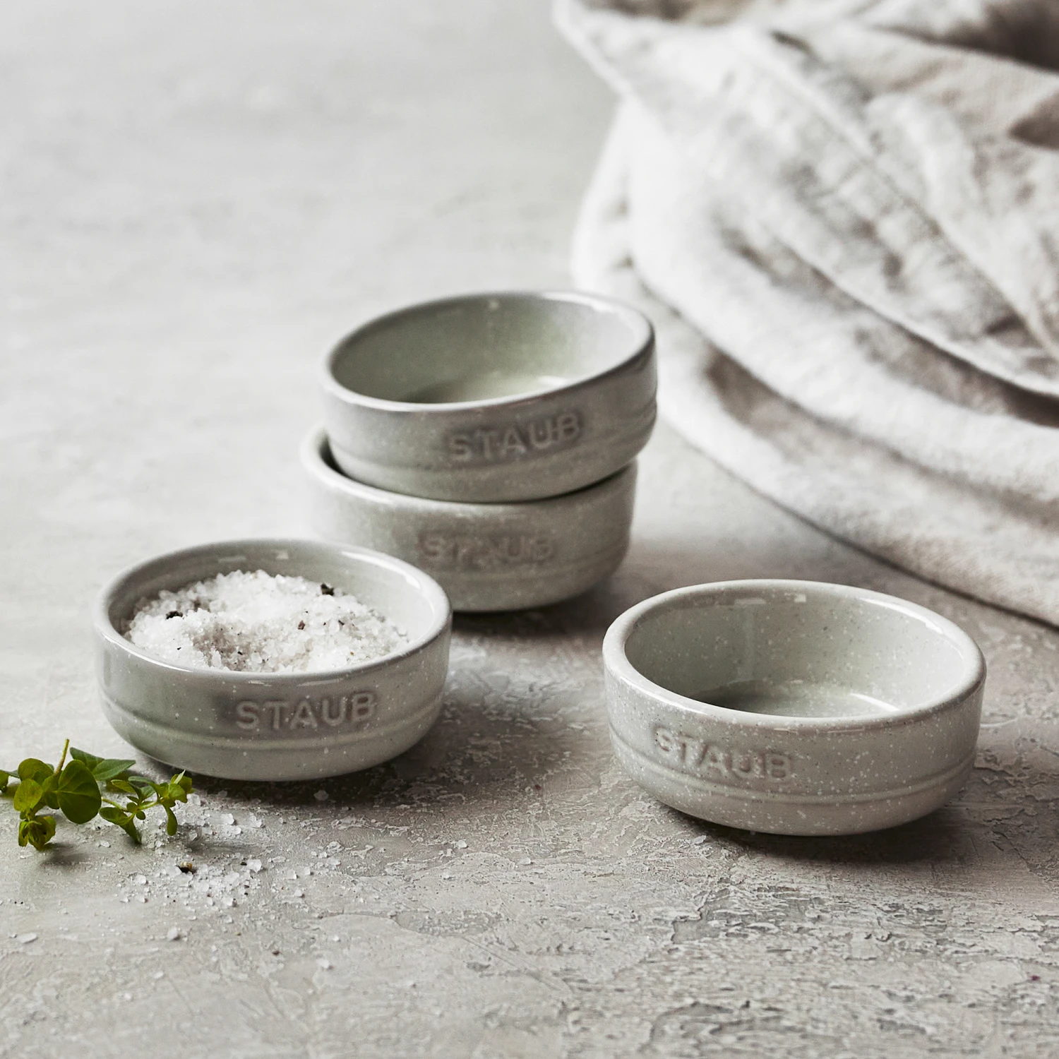 Staub New White Truffle Mini Kom 4-pack 6 Staub New White Truffle Mini Kom 4-pack - Afbeelding 6