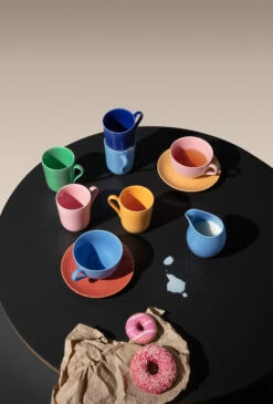 Lyngby Porcelæn Rhombe Mok Met Oor 33 Cl -Copenhaging Winkel 505013 01 13 EnvironmentImage 04450393bf