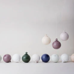 Lyngby Porcelæn Rhombe Kerstbal Ø7 Cm -Copenhaging Winkel 505023 01 3 EnvironmentImage e642810d72