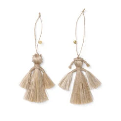 Ferm LIVING Wing Angels Kersthanger 9 Cm 2-pack