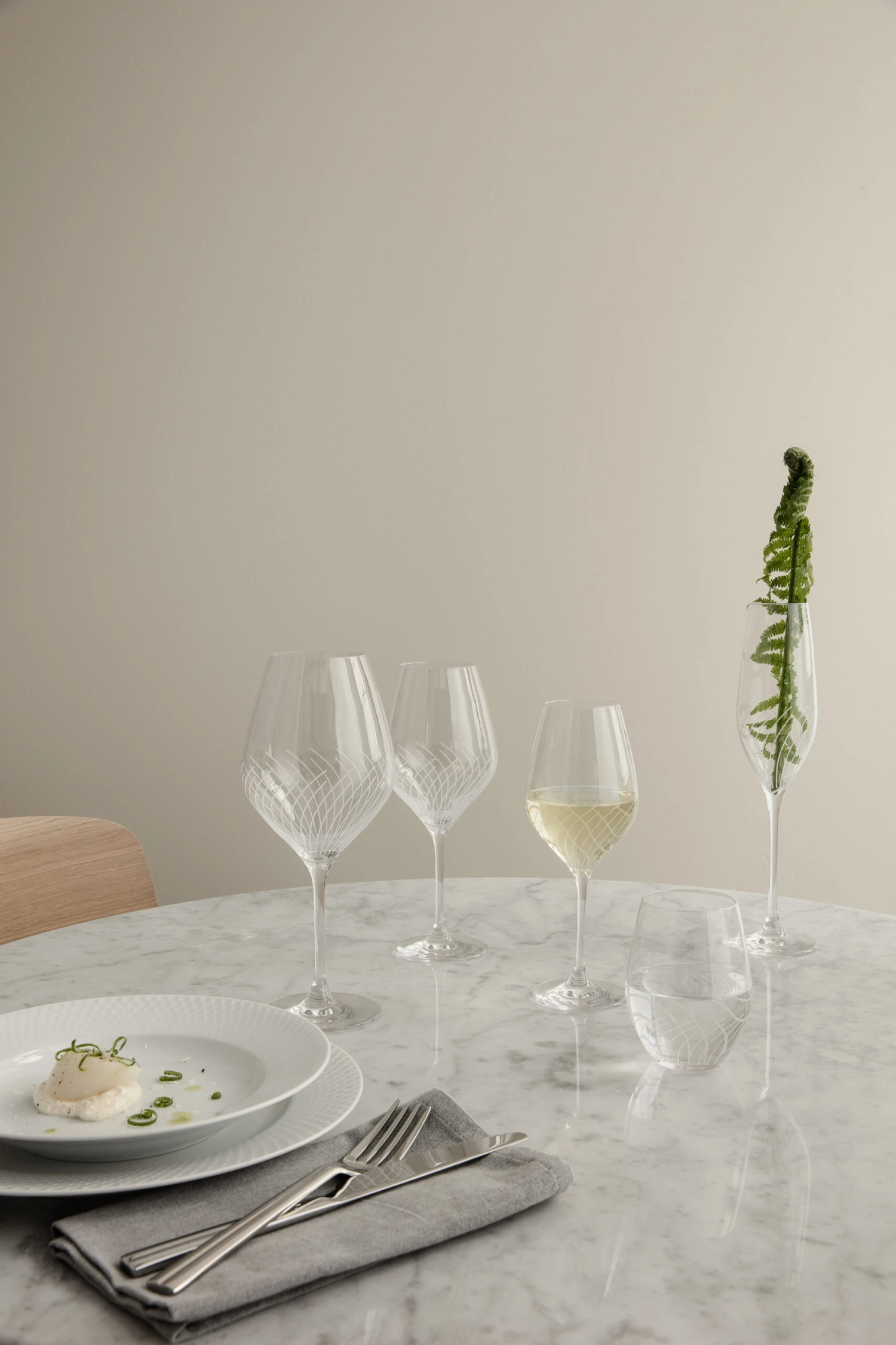 Holmegaard Cabernet Lines Champagneglazen 29 Cl 2-pack 5 Holmegaard Cabernet Lines Champagneglazen 29 Cl 2-pack - Afbeelding 5