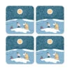 Snow Moonlight Glasonderzetter Winter 2021 4-pack