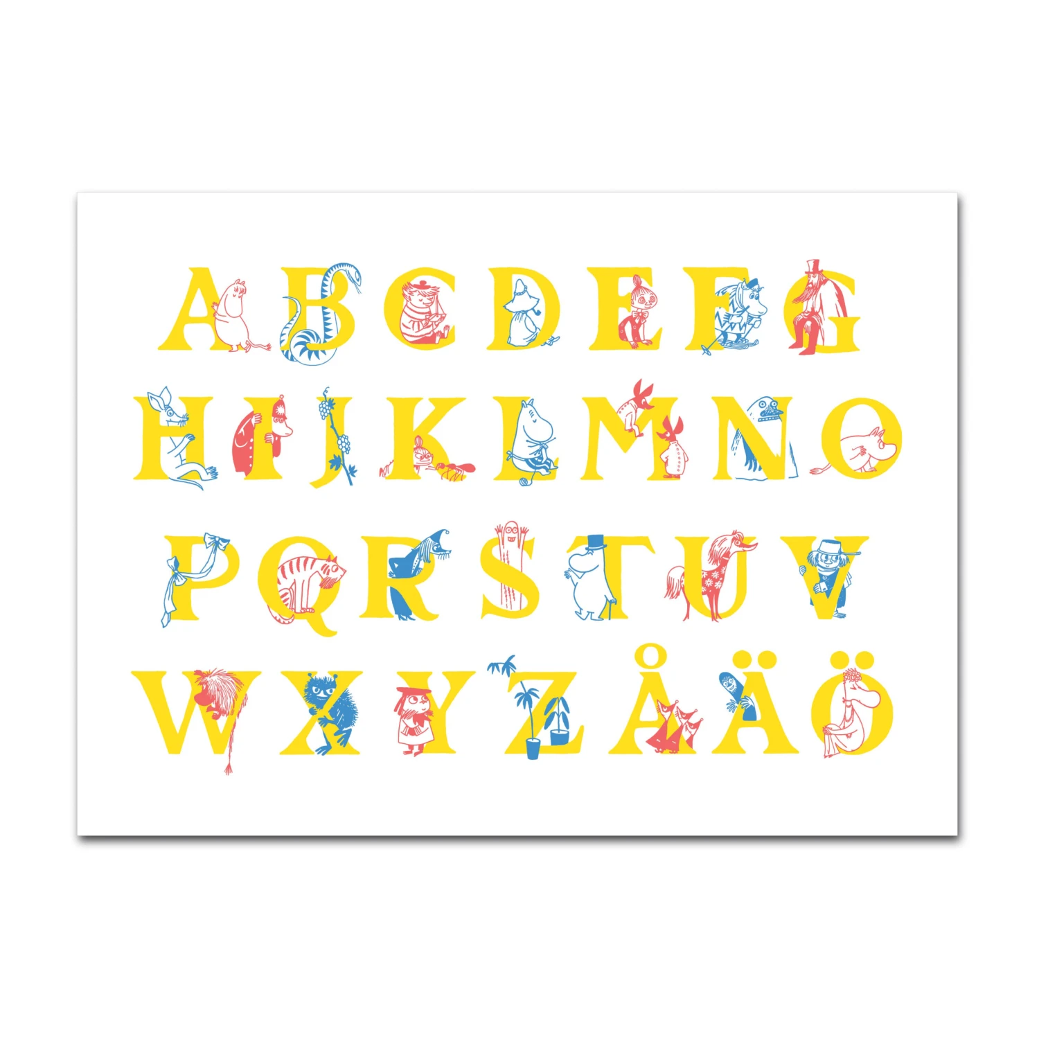 Moomin ABC Placemat 1 Moomin ABC Placemat