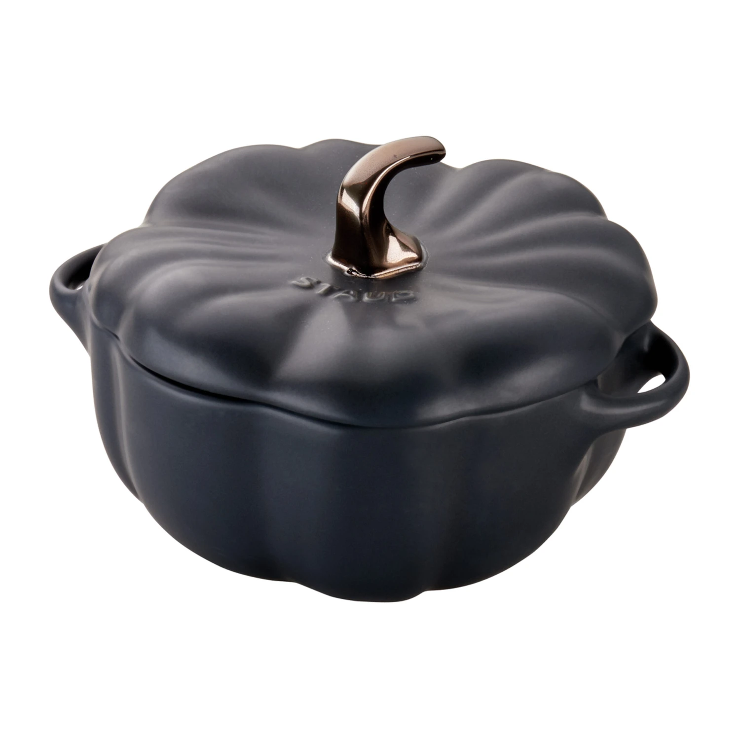 Staub Pompoenbraadpan Van Aardewerk Zwart 1 Staub Pompoenbraadpan Van Aardewerk Zwart