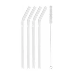 Zwilling Sorrento Rietjes Gebogen 4-pack