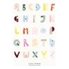 Alphabet Spaghetti ENG Multi-colour Poster